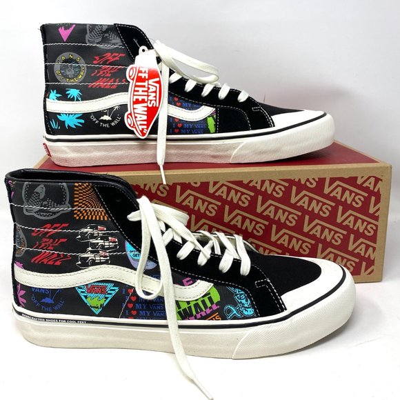 VANS 🔥SALE🔥 Sk8-Hi 138 Decon Sneakers V66 Black Multi High Top Men VN0A3MV1W95 - Picture 4 of 8